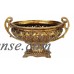 Polystone Bowl With Golden Traces   556341669